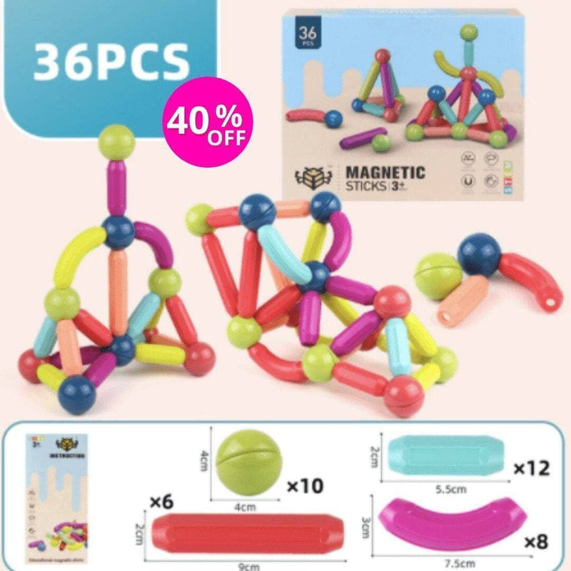 Magna toys® - Brinquedo Magnético
